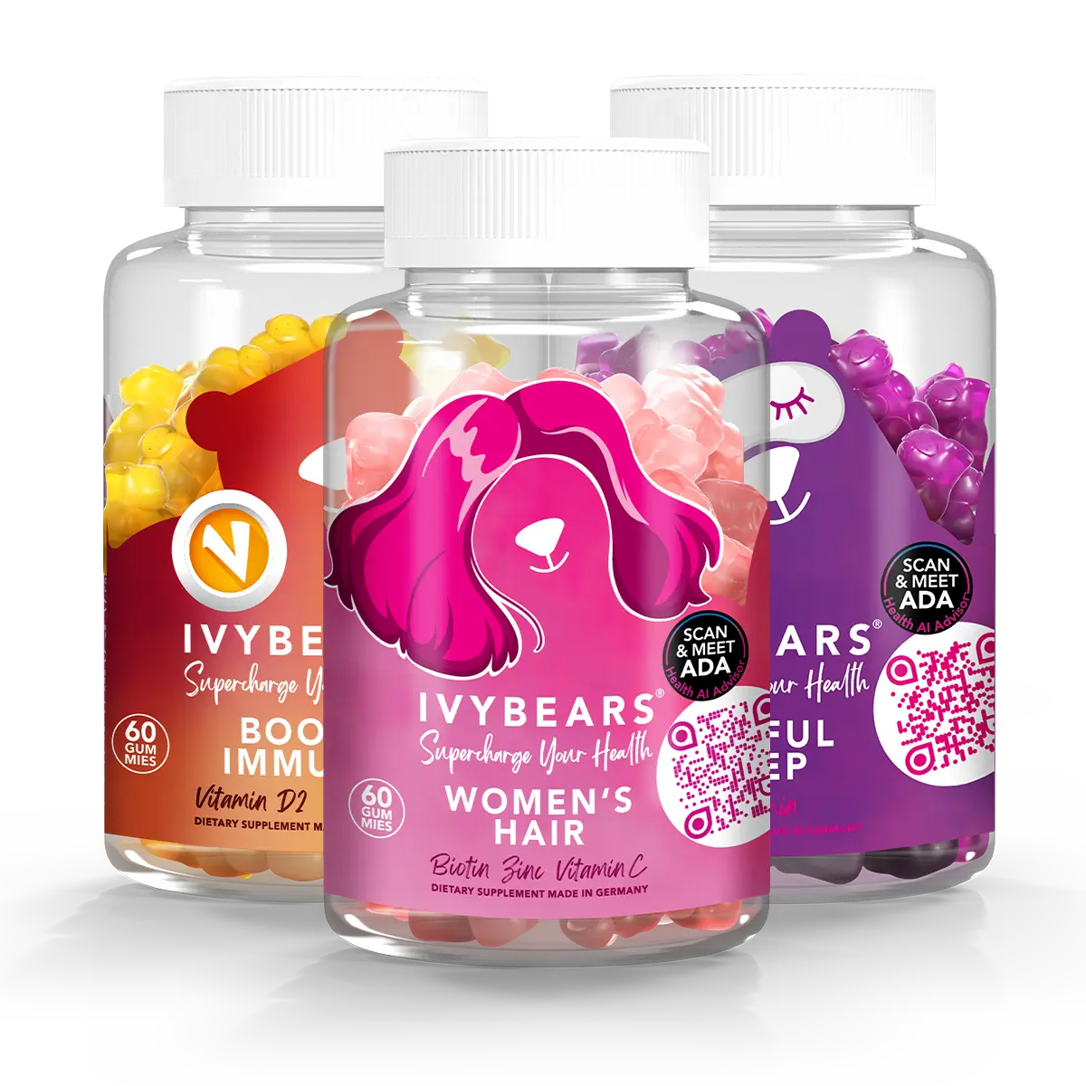 Women’s Hair Vitamins, Boost Immune & Restful Sleep