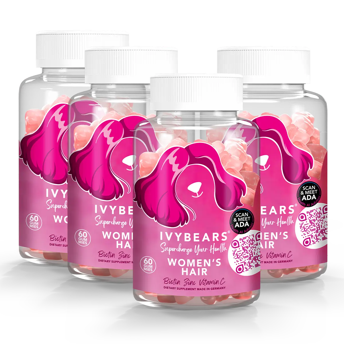 Women’s Hair Vitamins - 4er Set
