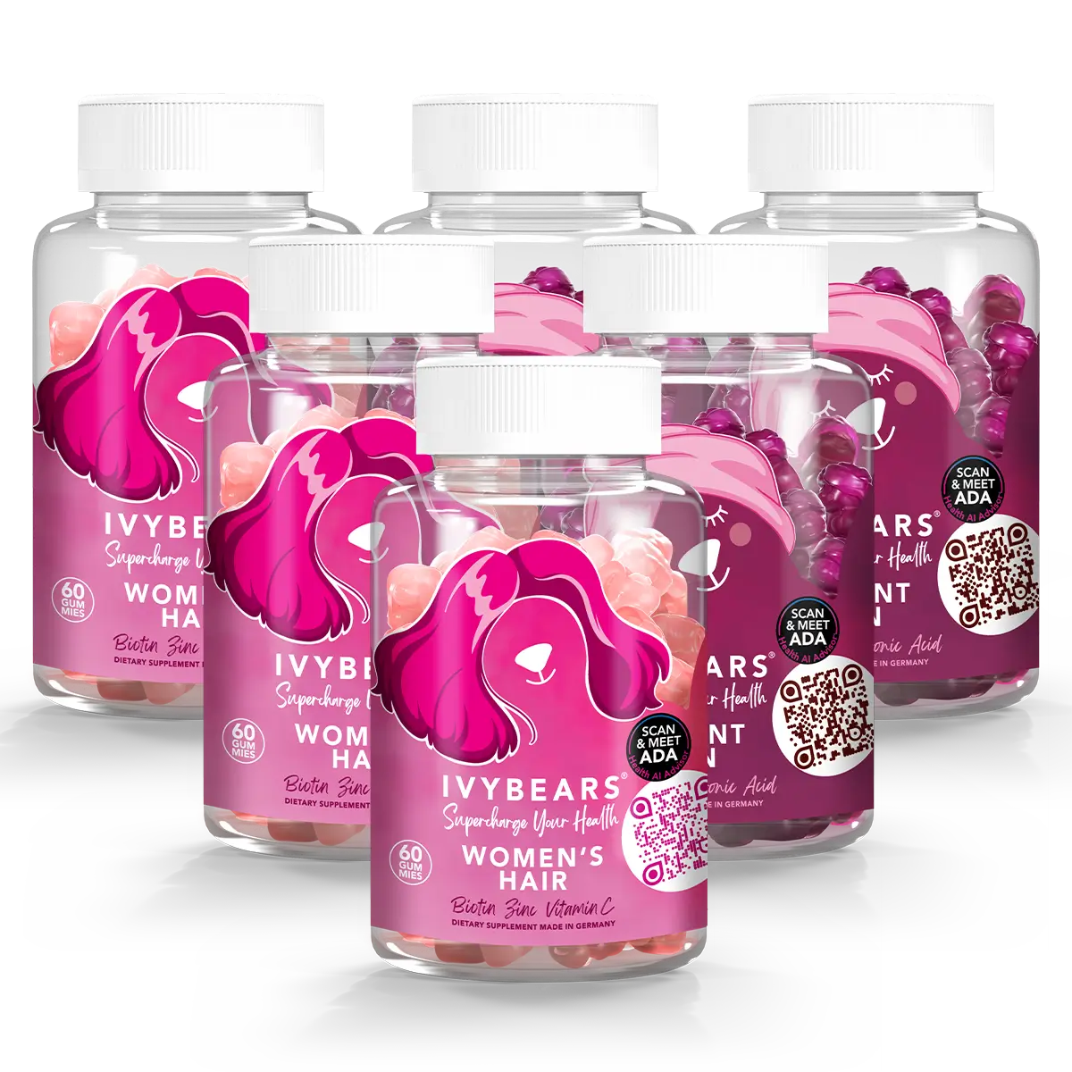 Vibrant Skin & Women’s Hair Vitamins - 3er Set