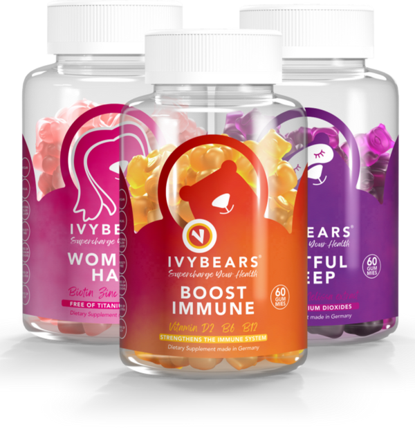 Women’s Hair Vitamins, Boost Immune & Restful Sleep